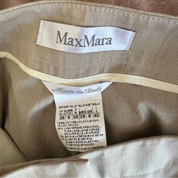 MaxMara Cream Trousers - Picture 6 of 9